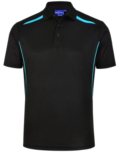 Picture of Winning Spirit, Mens Contrast SS Polo.